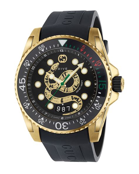 gucci men gold watches